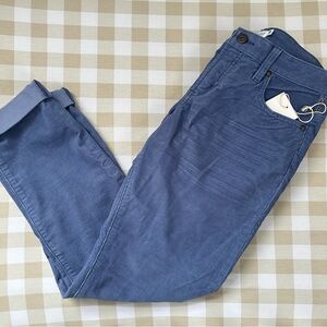 NWT Carve Designs Blue Coastal Corduroy Eco Friendly Cotton Pants Women’s 2